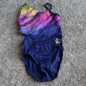 Simone Gk leotard  - Navy and Multicolor size child large